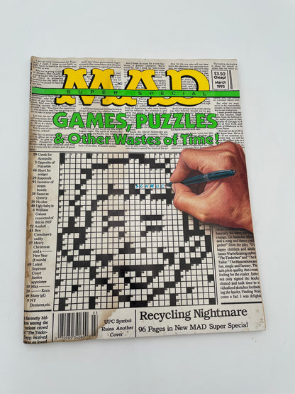 Mad Magazine - Super Special Crosswords - March 1993 #101362