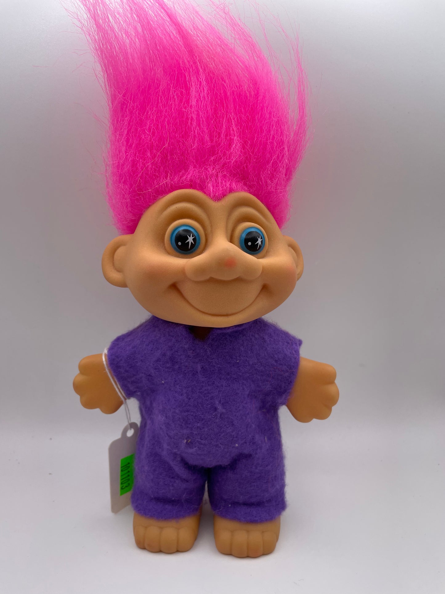 Trolls - Purple Felt Onesie - Pink Hair #101103