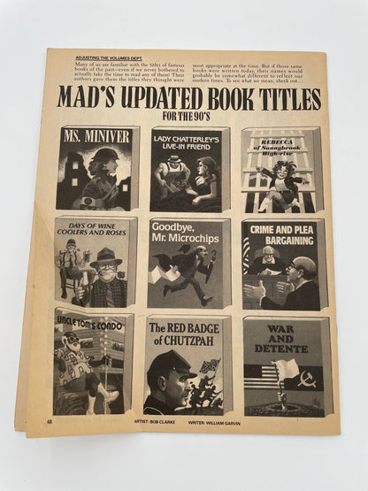 Mad Magazine - Snowman #294 - April 1990 #101541