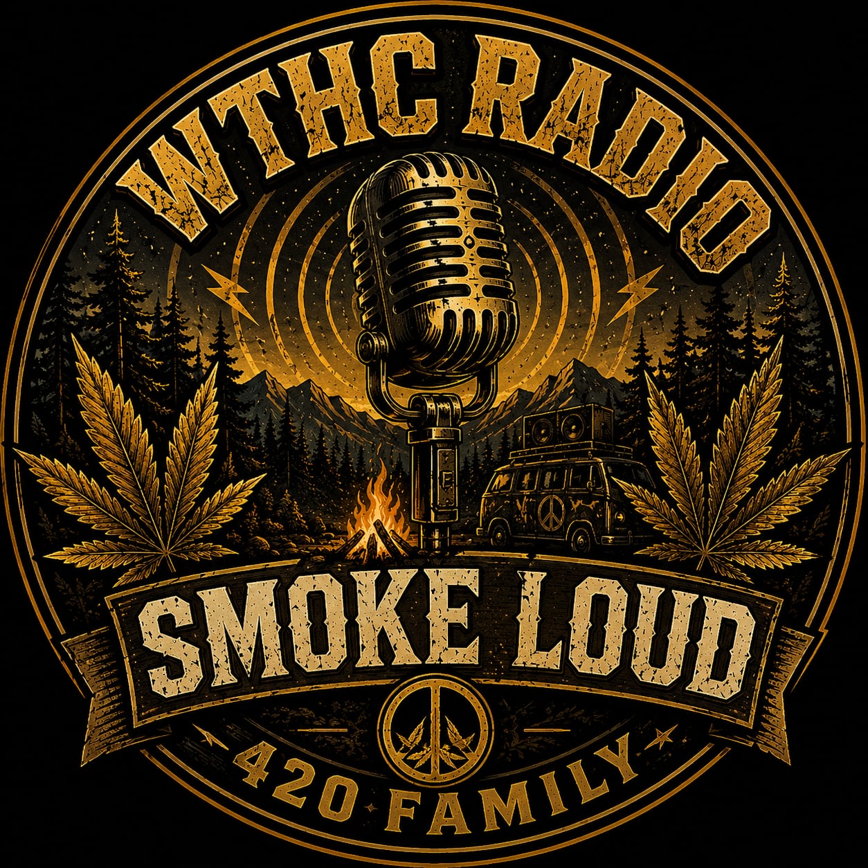 Buttons - WTHC-Radio - Smoke Loud