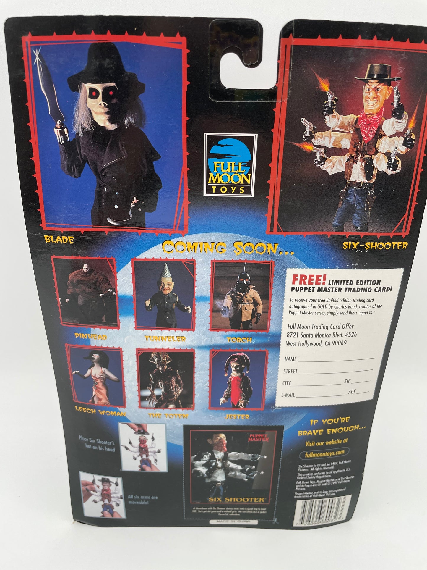 Puppet Masters - Six Shooter - Blue Scarf 1997 #103434