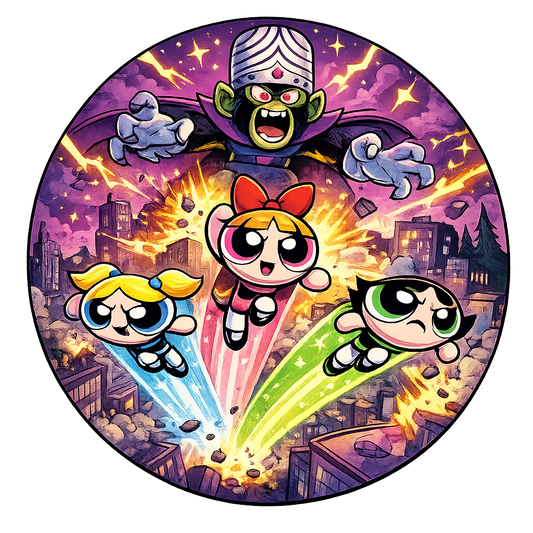 Button - 90s Theme - Power Puff Girls - Mojo Jojo #107774