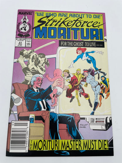 Marvel Comics - Strikeforce Morituri #27 March 1989 #102282