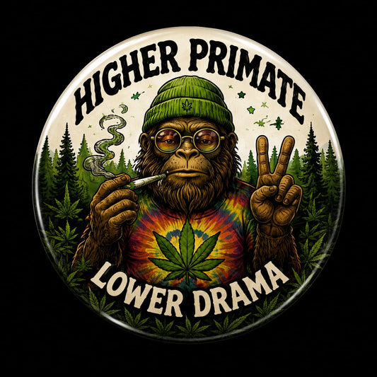 Buttons - WTHC-Radio - Higher Primate #107999
