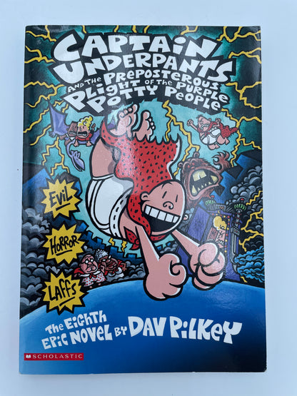 Captain Underpants Book - Purple Potty People 2006 #102022