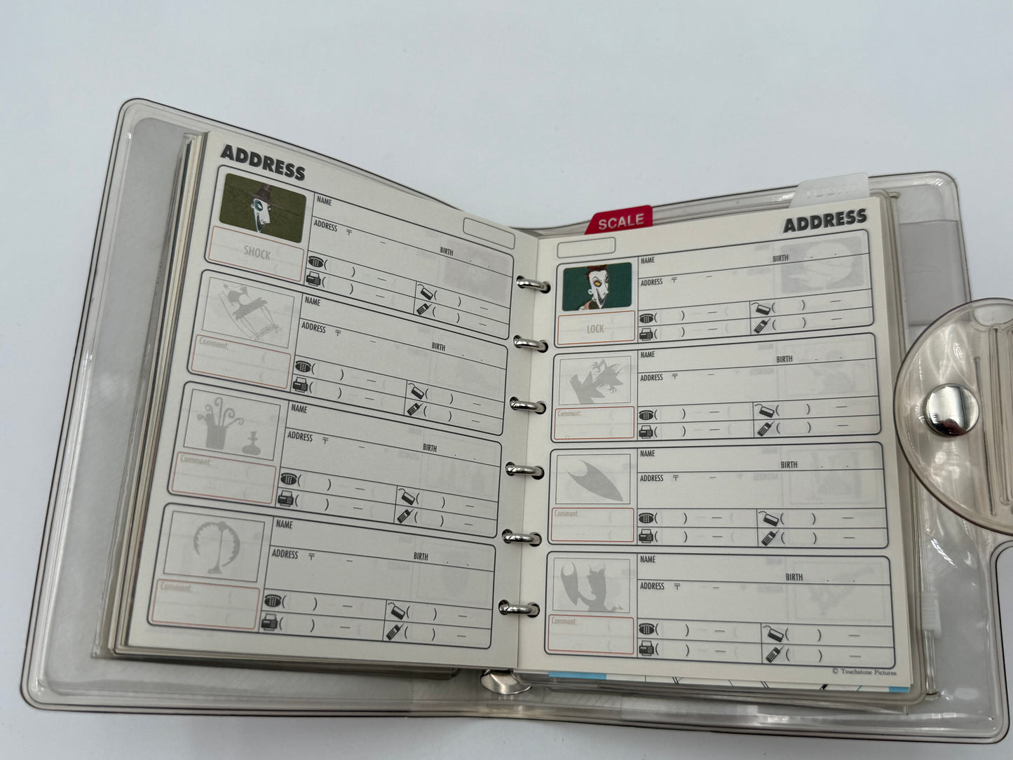 Nightmare Before Christmas - System Organizer Planner - Red Jack 1998 #105381