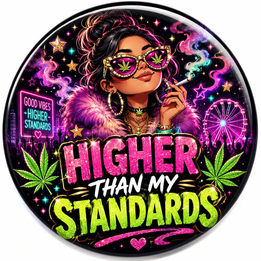 Buttons - WTHC-Radio - Higher Than My Standards #107963
