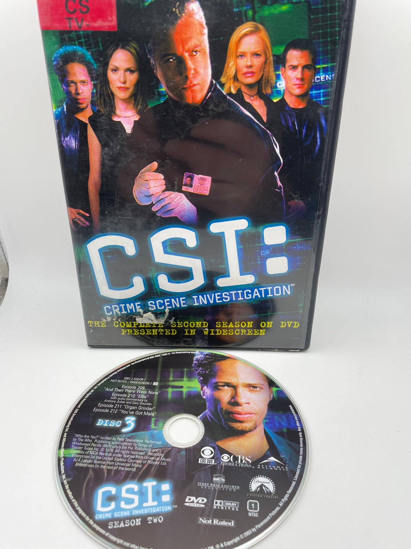 DVD - CSI Season 2 - Disk 3 - #101061