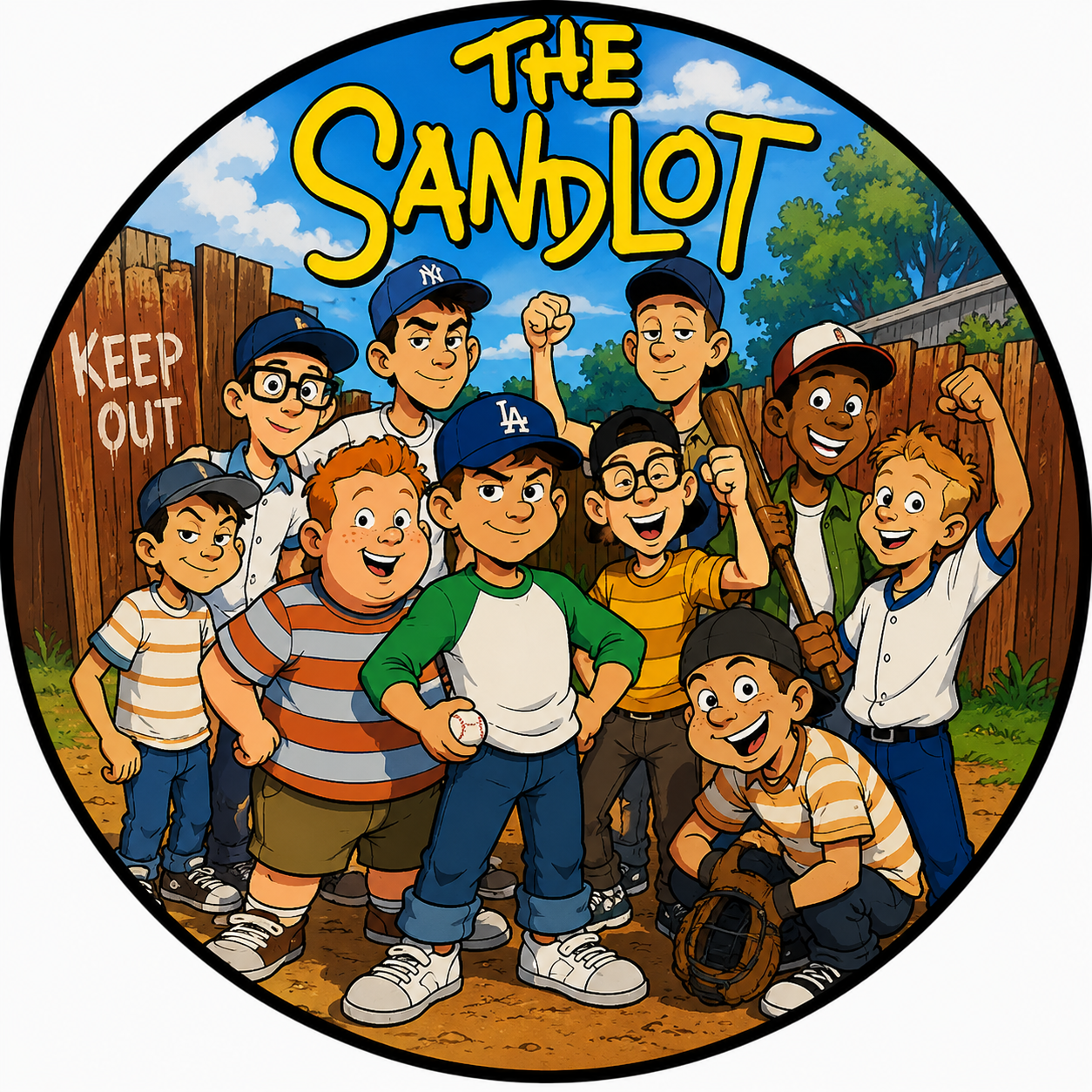 Buttons - 90s Theme - The Sandlot #108123