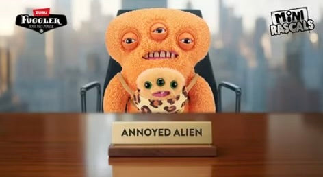 Fuggler - Mini Rascals - Annoyed Alien 2024 #107062