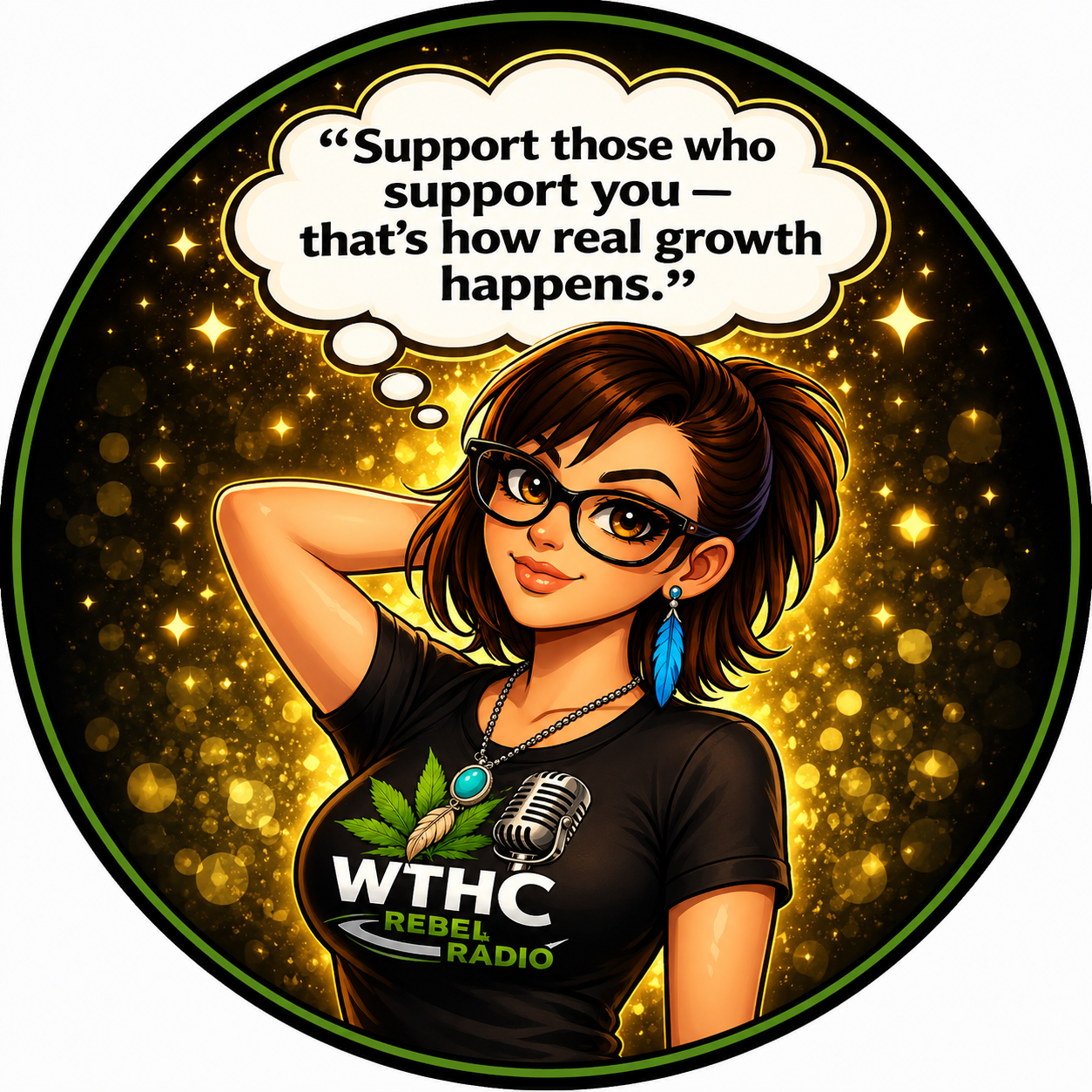 Button - WTHC-Radio - Support Those
