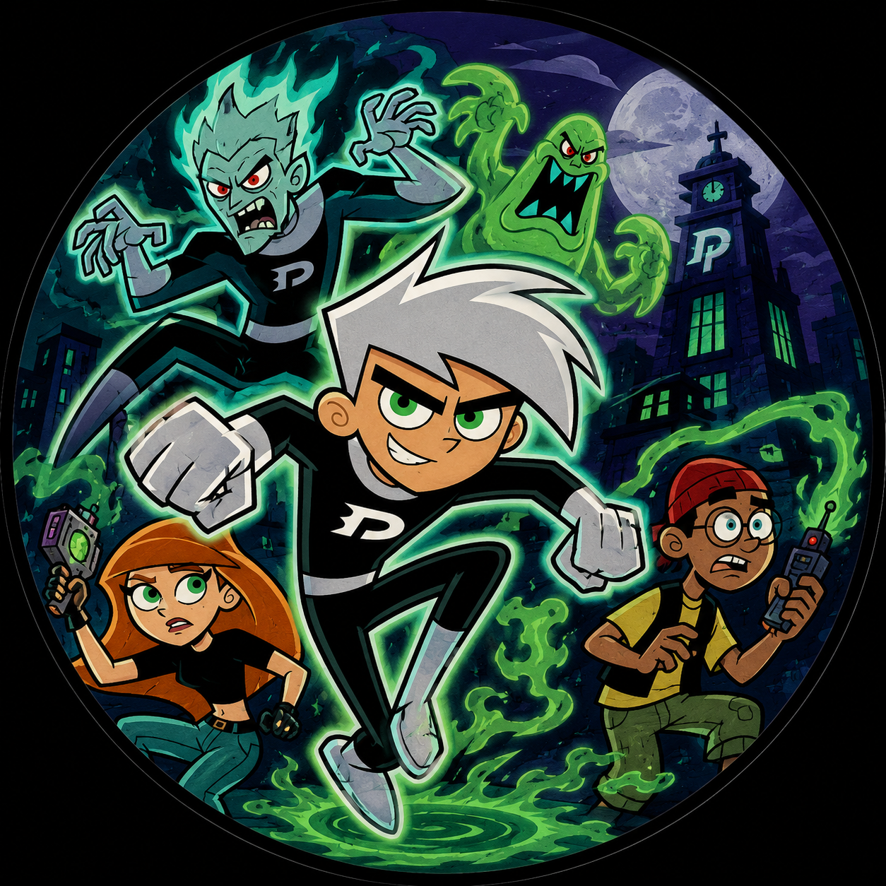 Button - 90s Theme - Danny Phantom