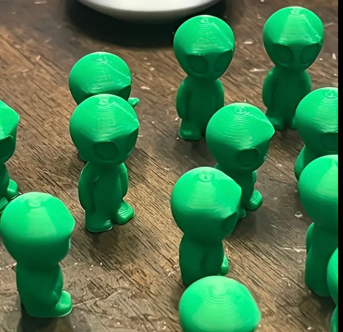 Mini Resin / 3D Print - Alien - Neon Green #106704