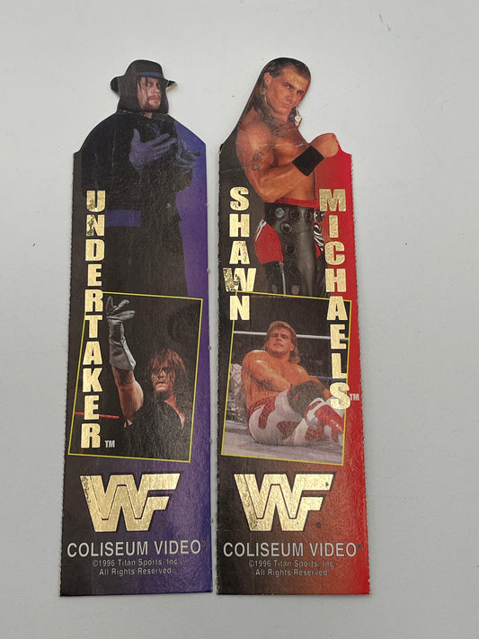 WWF - Coliseum Video Bookmarks - Undertaker & Shawn Michaels #104021