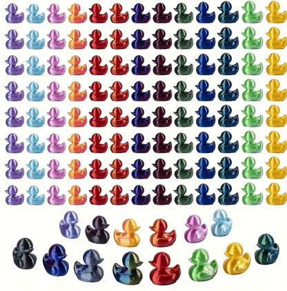 Mini Resin / 3D Print - Ducks - Assorted Colors #107193