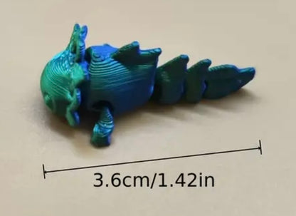 Mini Resin / 3D Print - Small Articulated Animals - Assorted Styles & Colors #107191