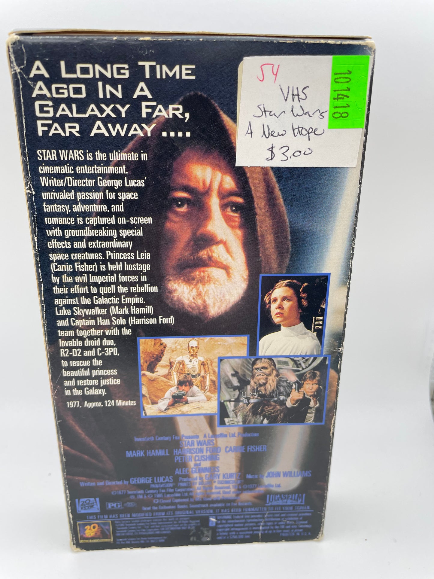 Star Wars - VHS - A New Hope 1995 #101418