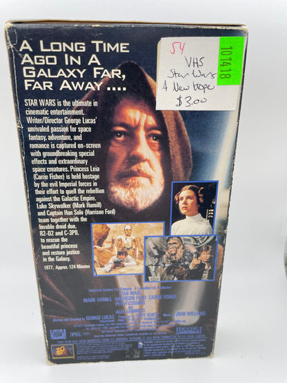Star Wars - VHS - A New Hope 1995 #101418