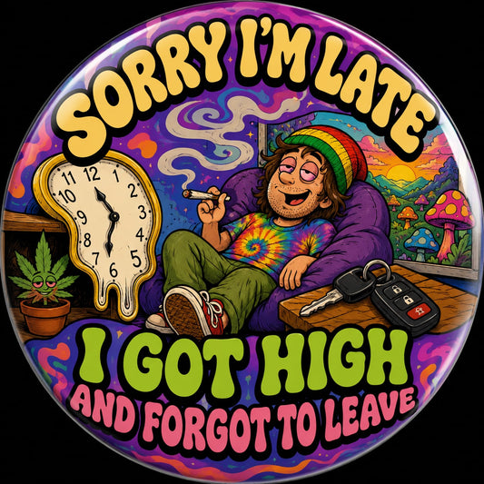 Buttons - WTHC-Radio - Sorry I’m Late #107974