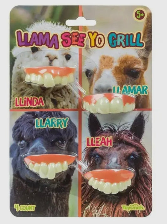 Llama See Yo Grill - Funny Teeth Set #105070