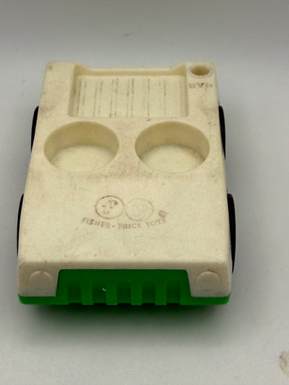 Fisher Price - Double Car - White/Green #107588
