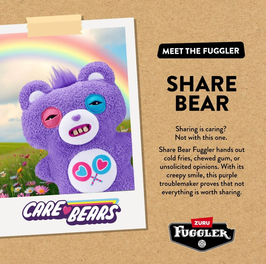 Fugglers - Care Bears - Share Bear 2025 #107451