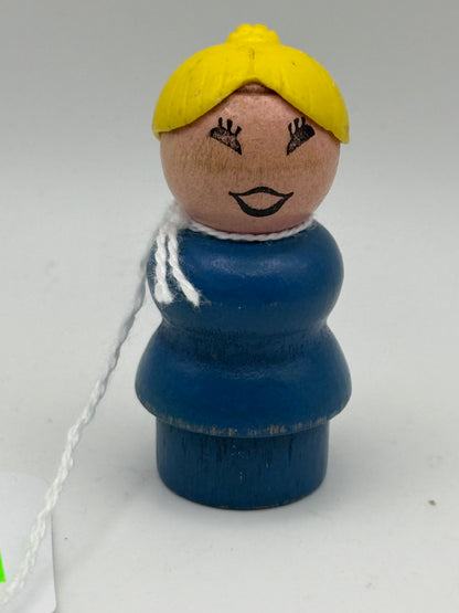 Fisher Price - Wooden Blue Lady #107583