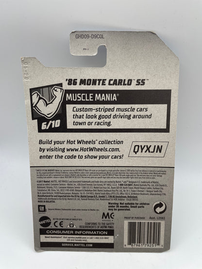 Hot Wheels - Muscle Mania #196 6/10 ‘86 Monte Carlo SS Green 2020 #103260