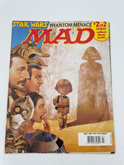 Mad Magazine - Star Wars Phantom Menace #383 - July 1999 #101341