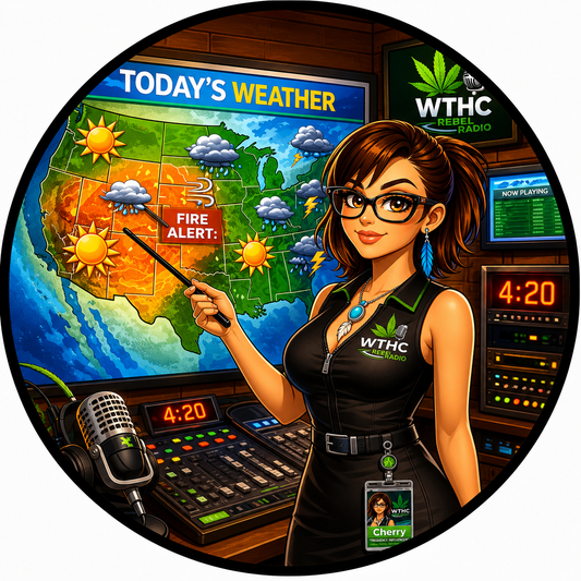Button - WTHC-Radio - Weather Girl