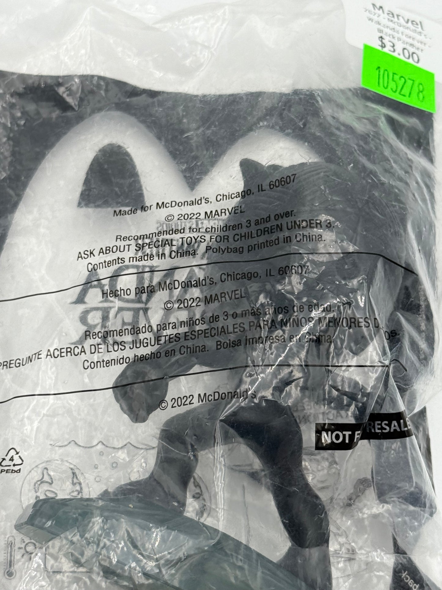 Marvel - McDonald’s - Wakanda Forever - Black Panther 2022 #105278