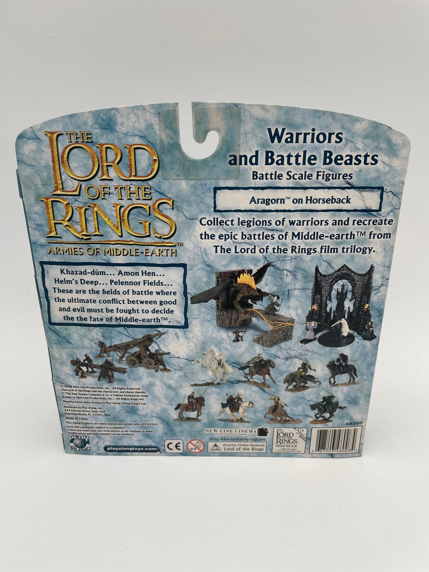 Lord of the Rings - Armies of Middle Earth - Aragorn on Horseback 2003 #104770