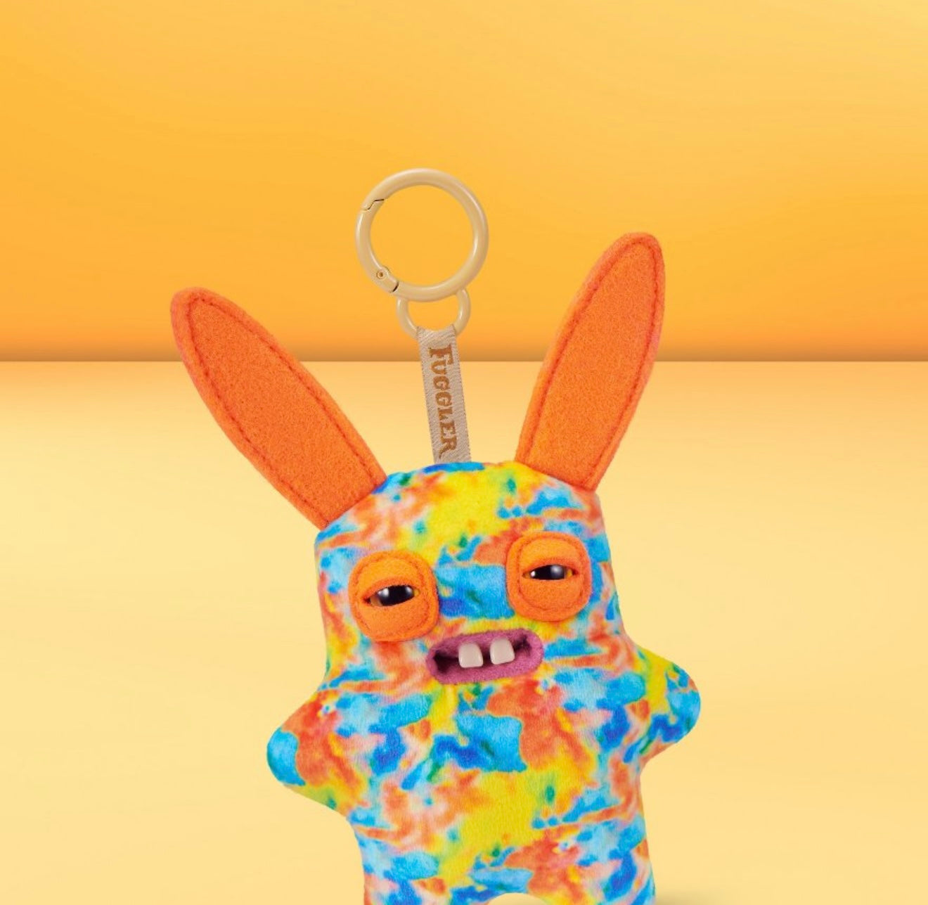Fuggler - Keyring - Yellow/Orange Tie Dye Rabid Rabbit 2025 #107423