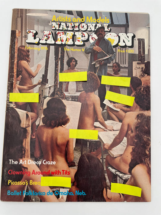 National Lampoons Magazine - Artists & Models February 1976 #101744