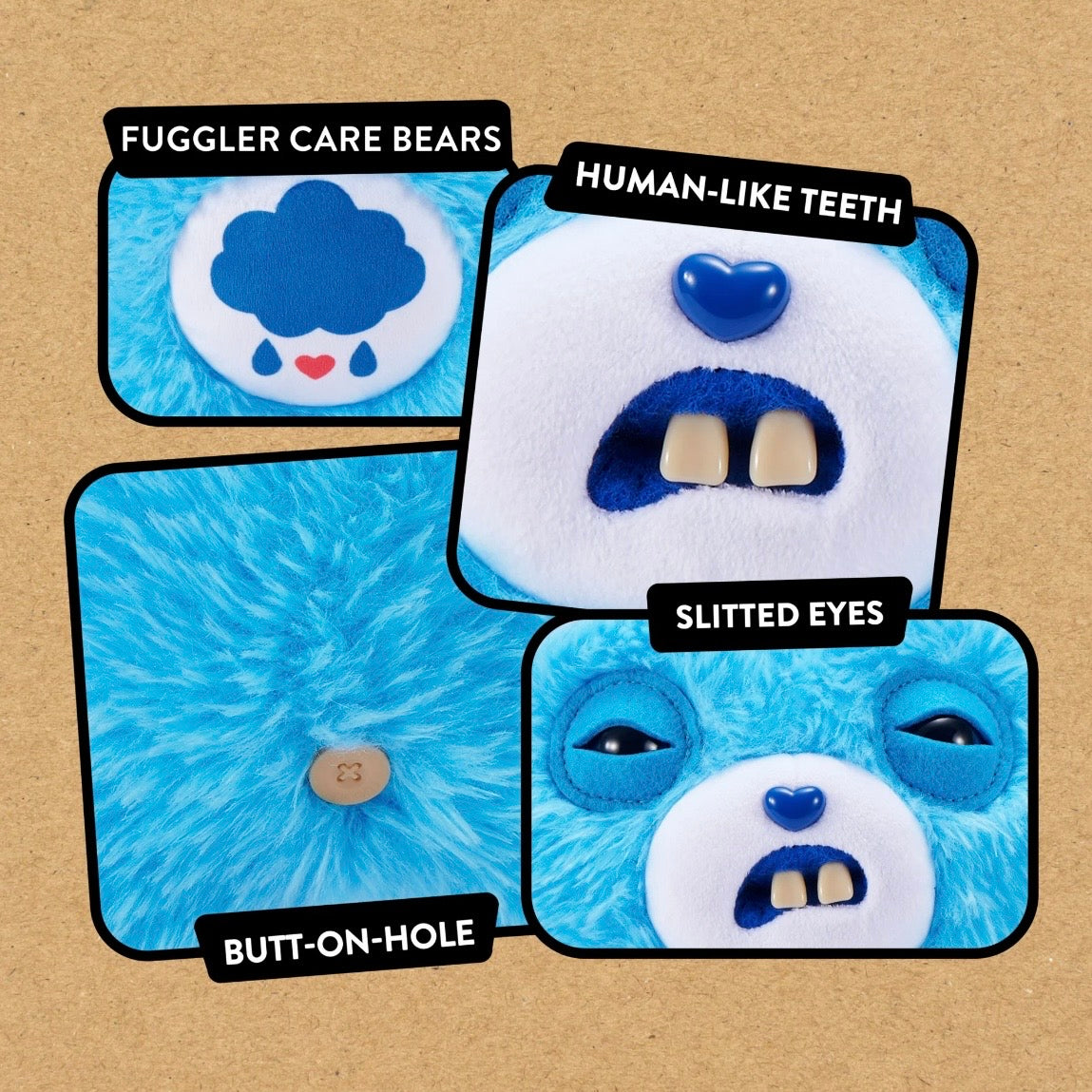 Fugglers - Care Bears - Grumpy Bear 2025 #107450