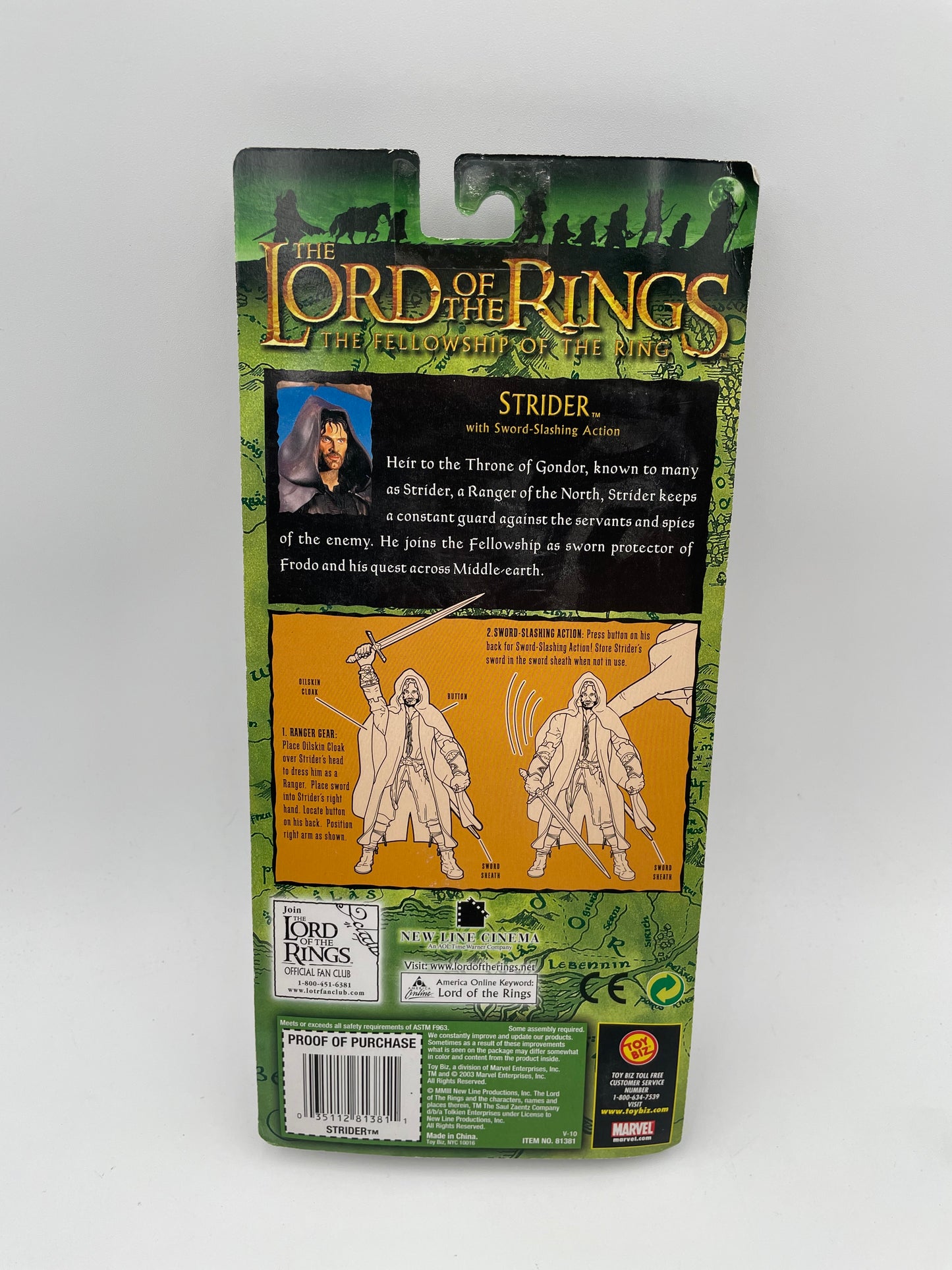 Lord of the Rings - Fellowship of the Ring - Strider 2003 #104777