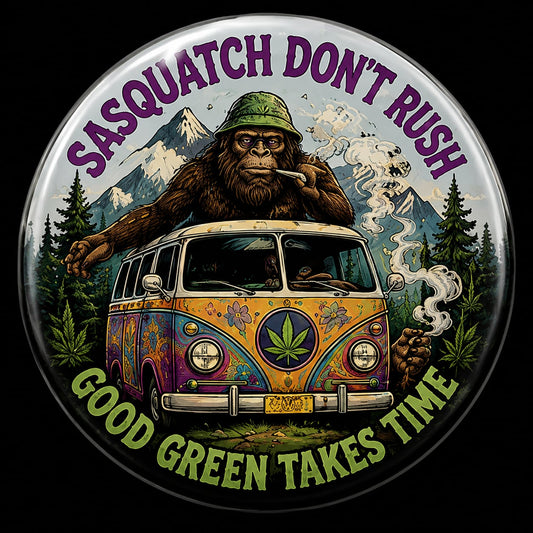 Buttons - WTHC-Radio - Sasquatch Don’t Rush #108004