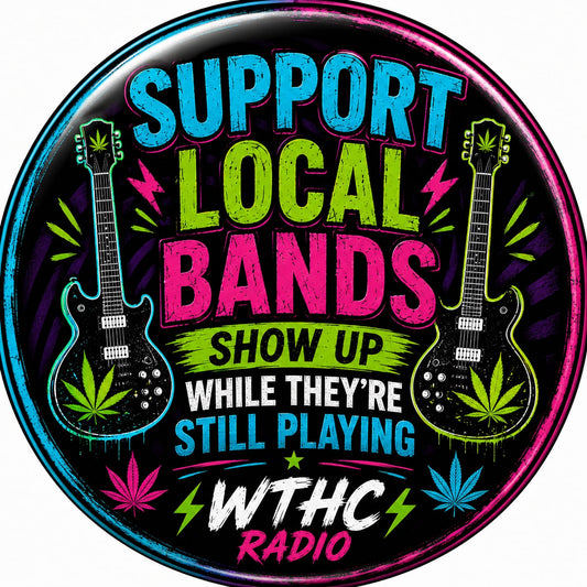 Buttons - WTHC-Radio - Support Local Bands #107892