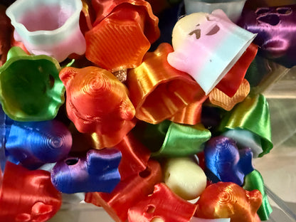 Mini Resin / 3D Print - Ghosts - Assorted Styles & Colors #107192