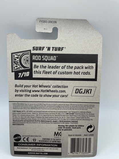 Hot Wheels - Rod Squad - #79 7/10 Surf ‘N Turf Green 2019 #103294