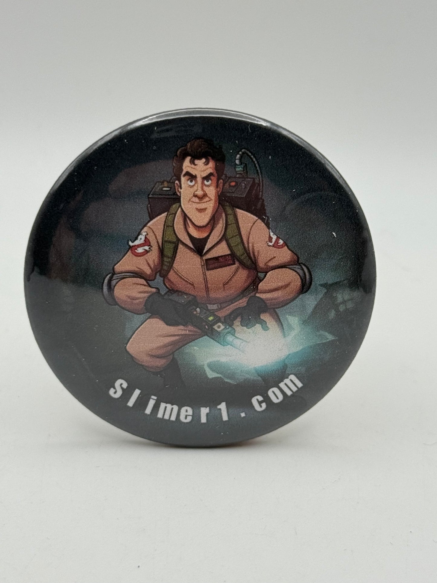 Buttons - Ghostbusters - Slimer1 Crew DJ #107082