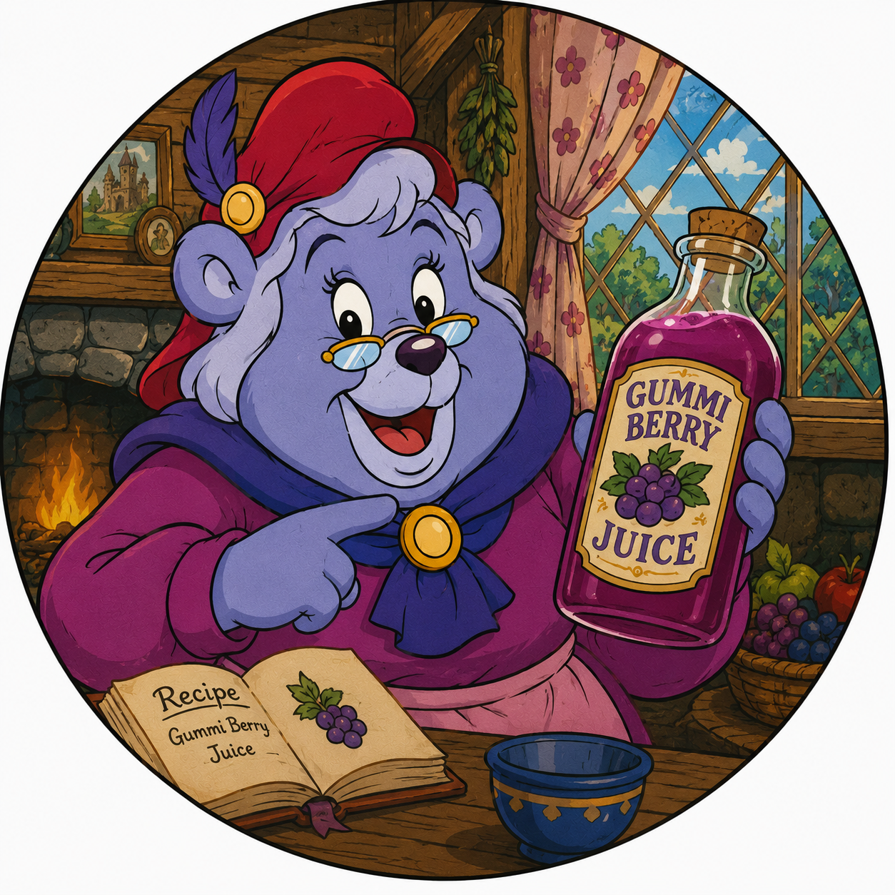 Button - 80s Theme - Gummi Bears