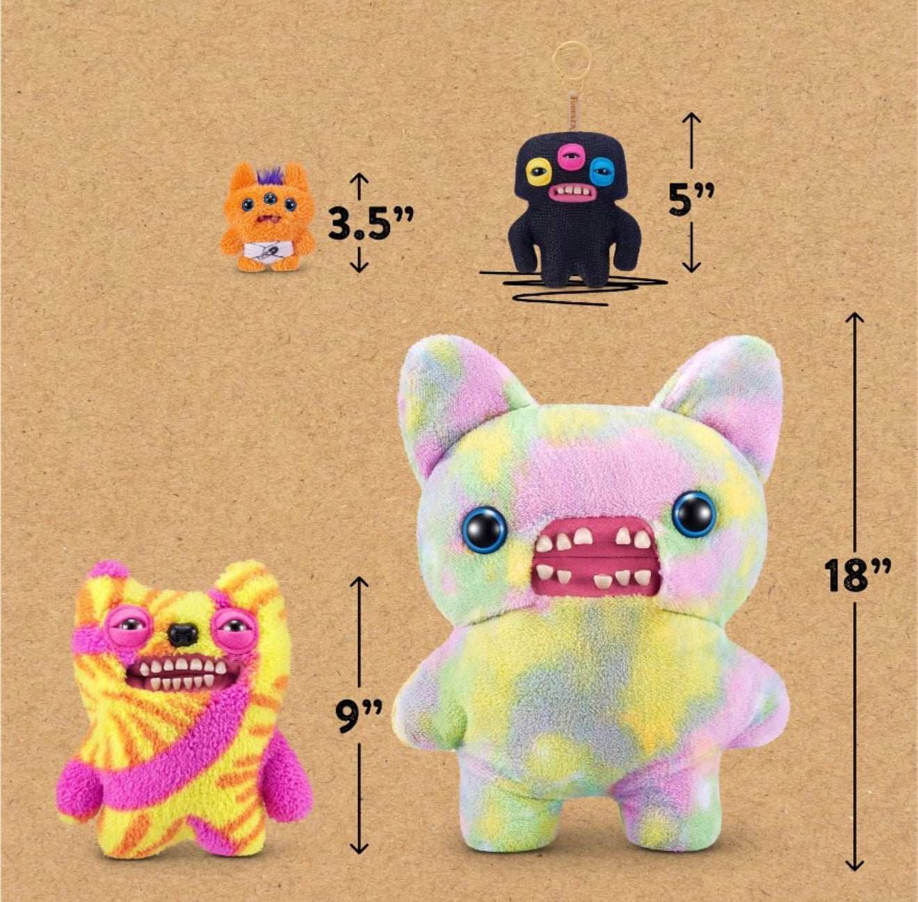 Fuggler - Keyring - Black Annoyed Alien 2025 #107425