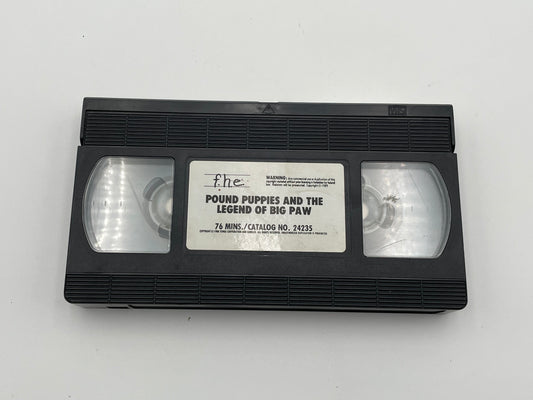 Pound Puppies - VHS - Legend of Big Paw 1988 #103896