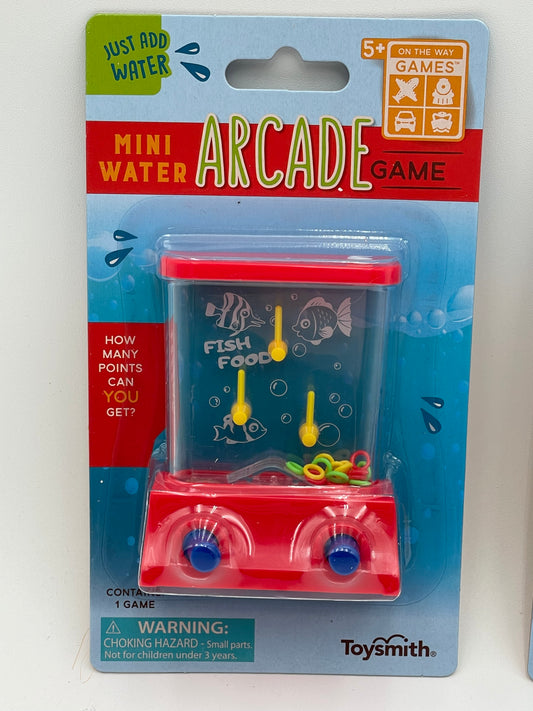 Mini Arcade Water Game - Fish Food - Red #103998