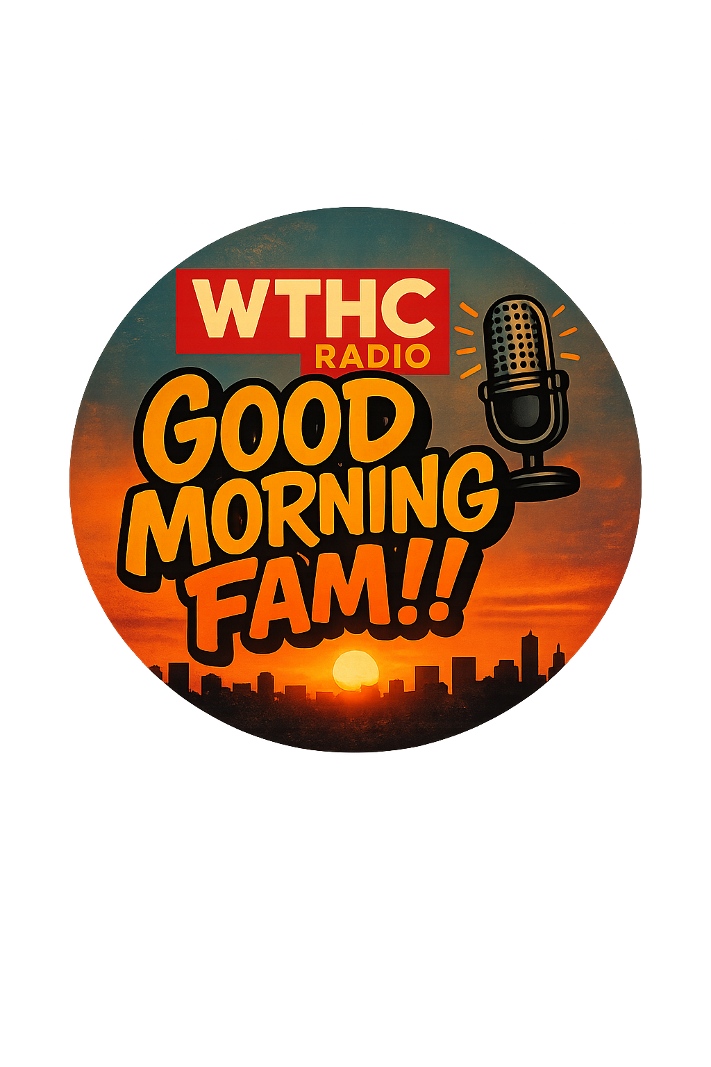 Button - WTHC-Radio - Good Morning Fam