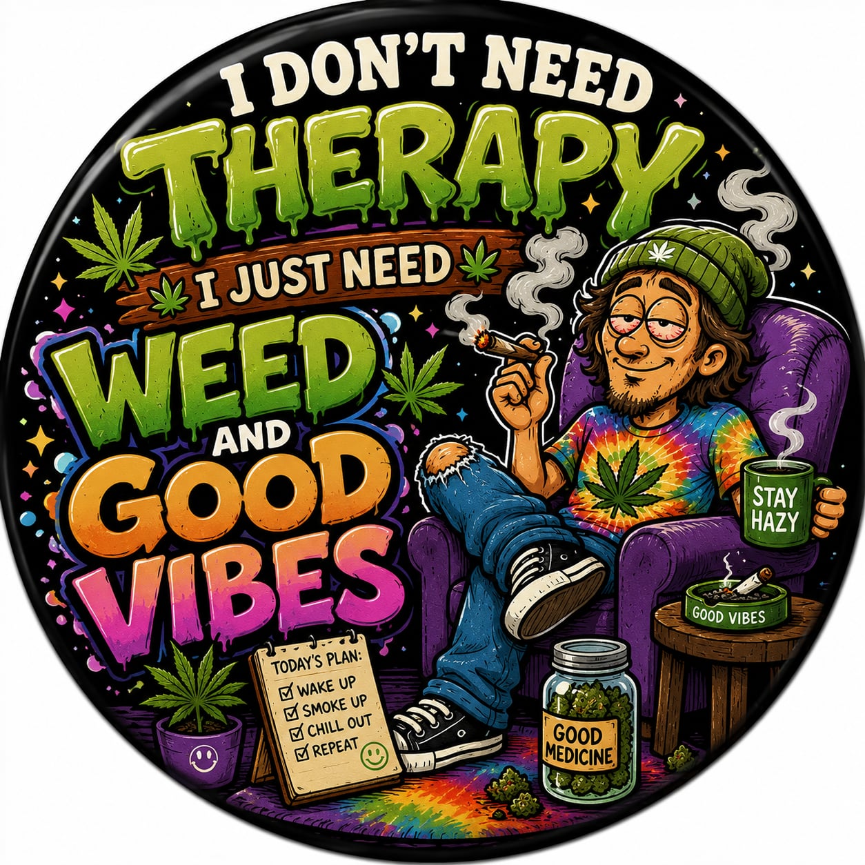 Buttons - WTHC-Radio - Weed And Good Vibes