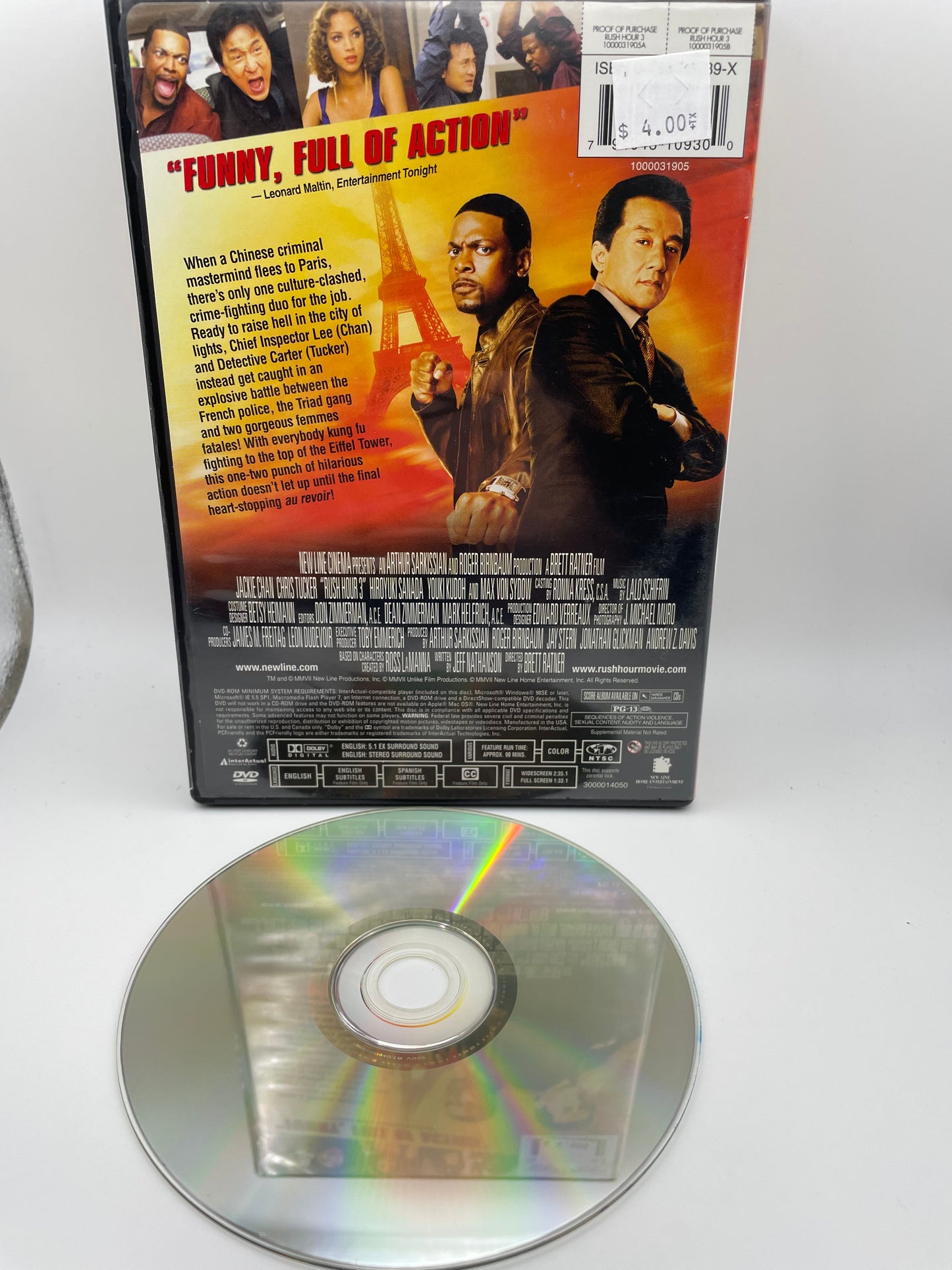 Dvd - Rush Hour 3 #100589
