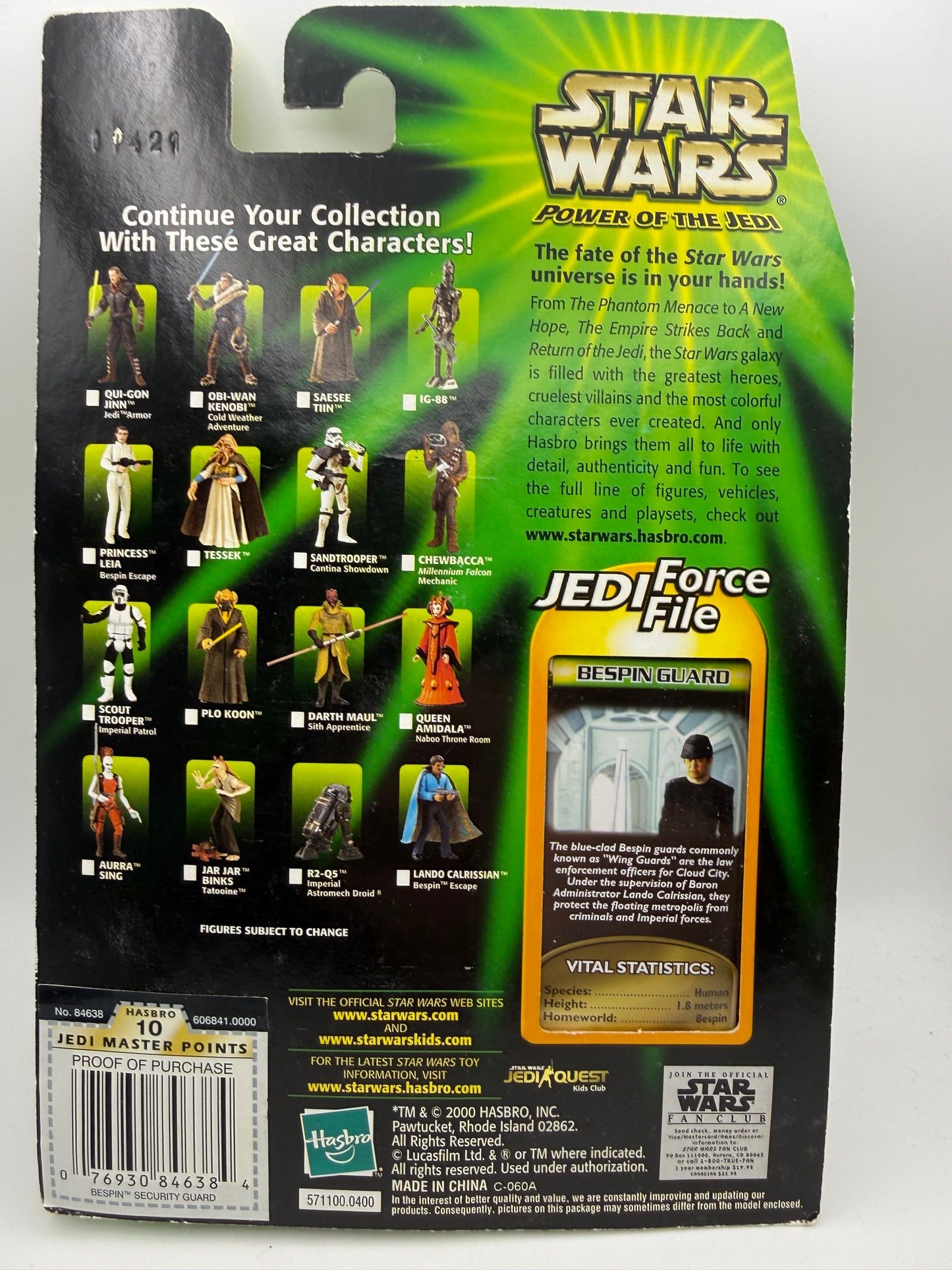 Star Wars - Power of the Jedi - Bespin Guard 2000 #107511