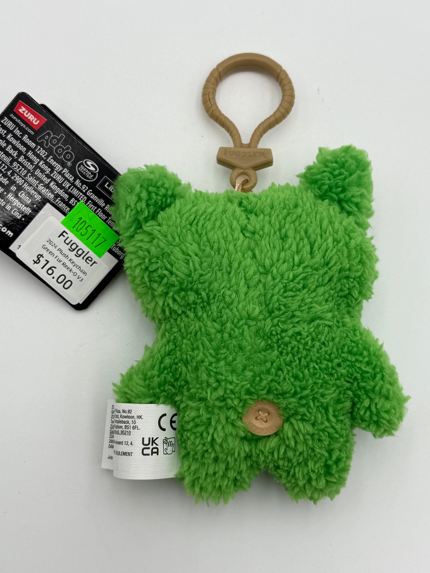Fuggler - Plush Keyring - Green Fur Reek-O V3 2024 #105117